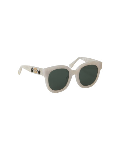 Gucci Gg0208s 005 Square Oversized Carey Blanco Gris | ...