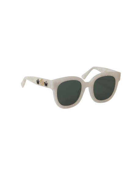Gucci Gg0208s 005 Square Oversized Carey Blanco Gris | ...