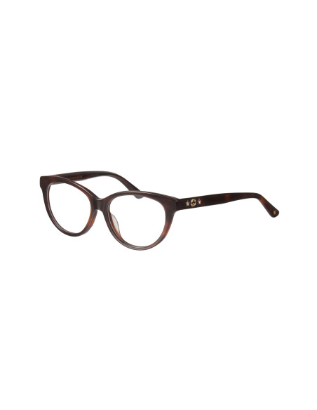 Gucci GG0211OA 002 Round Eye Cat Carey Dorado