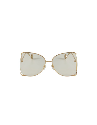 Gucci GG0252S 001 Square Shape Ambar Transparente