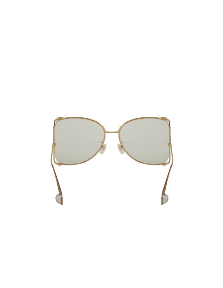 Gucci GG0252S 001 Square Shape Ambar Transparente