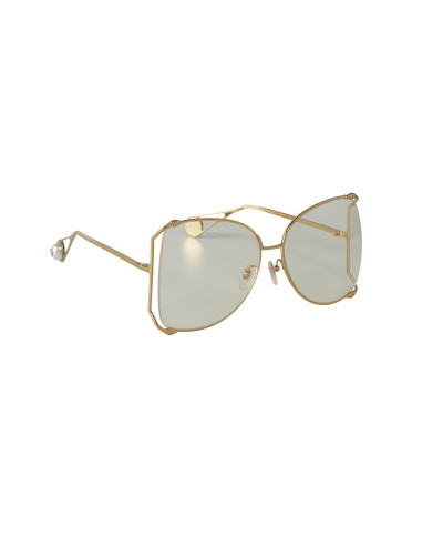 Gucci GG0252S 001 Square Shape Ambar Transparente