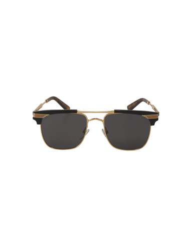 Gucci Gg0287s 001 Clubmaster Negro Clasico Dorado Original | Sunnies.uno