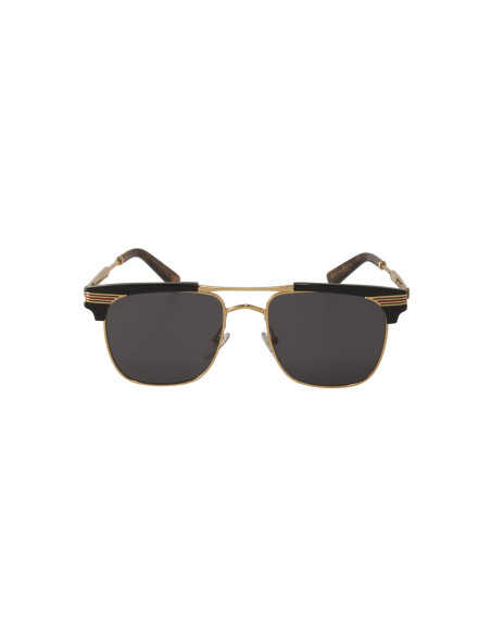 Gucci Gg0287s 001 Clubmaster Negro Clasico Dorado Original | Sunnies.uno