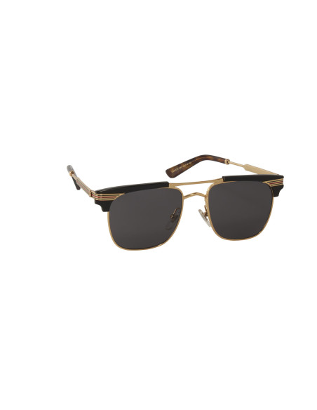 Gucci Gg0287s 001 Clubmaster Negro Clasico Dorado Original | Sunnies.uno