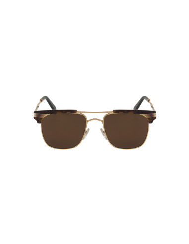 Gucci Gg0287s 003 Clubmaster Cafe Transparente Dorado Original | ...