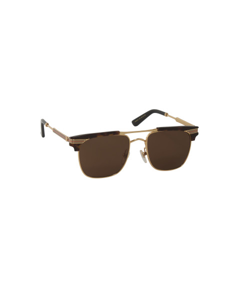Gucci Gg0287s 003 Clubmaster Cafe Transparente Dorado Original | ...