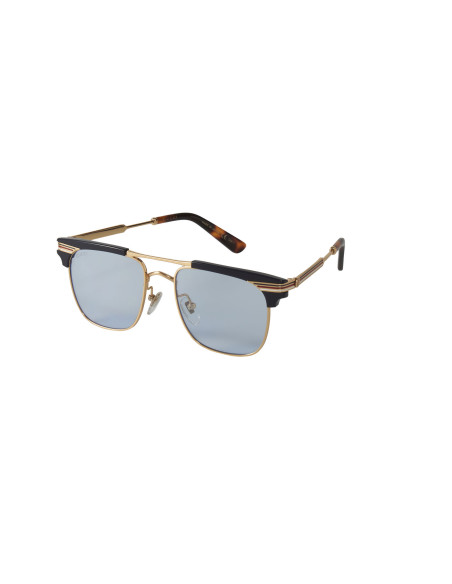 Gucci Gg0287s 006 Clubmaster Gris Transparente Dorado Original | Sunnies.uno