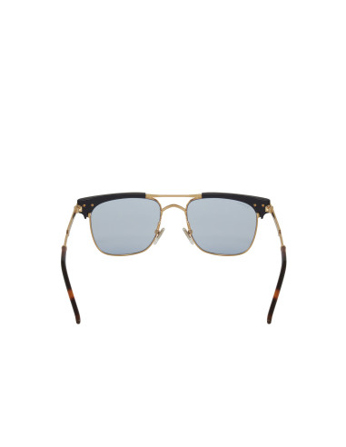 Gucci Gg0287s 006 Clubmaster Gris Transparente Dorado Original | Sunnies.uno