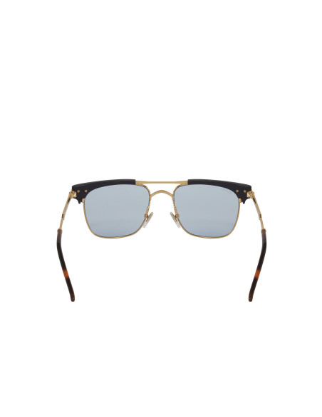 Gucci Gg0287s 006 Clubmaster Gris Transparente Dorado Original | Sunnies.uno