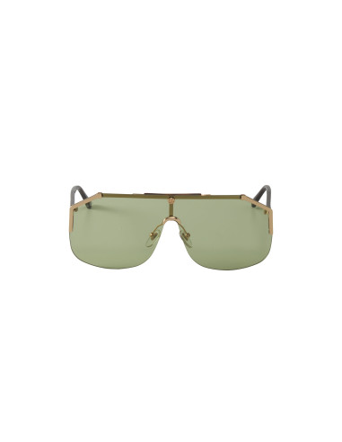 Gucci GG0291S 005 New Aviator Square Verde Carey
