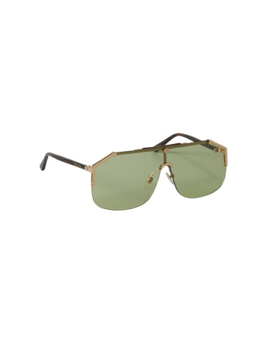 Gucci GG0291S 005 New Aviator Square Verde Carey