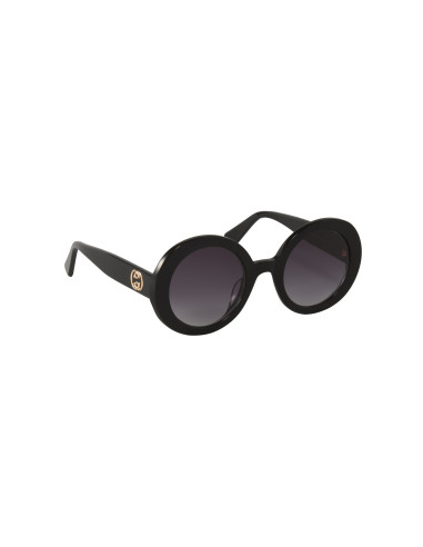 Gucci Gg0319s 001 Oval Round Fashion Negro Degradado Clasico