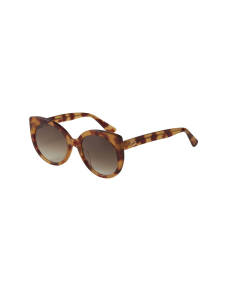 Gucci Gg0325S 006 Round Acetato Carey Cafe degradado | Sunnies.uno