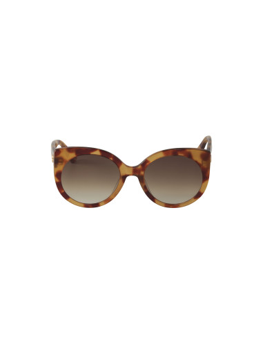 Gucci Gg0325S 006 Round Acetato Carey Cafe degradado | Sunnies.uno