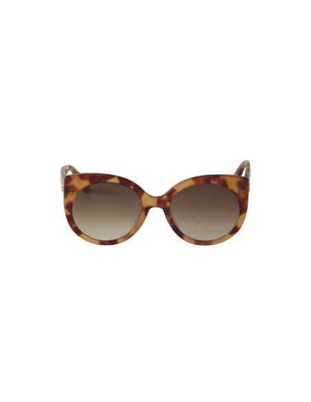 Gucci Gg0325S 006 Round Acetato Carey Cafe degradado | Sunnies.uno