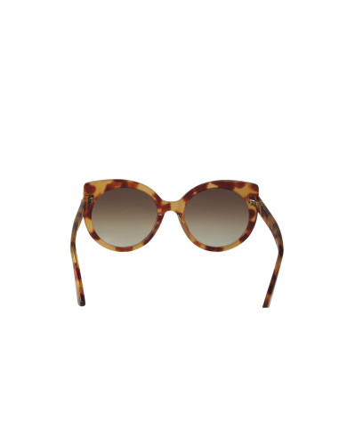 Gucci Gg0325S 006 Round Acetato Carey Cafe degradado | Sunnies.uno