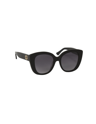 Gucci Gg0327S 001 Square Oversized Negro Gris degradado