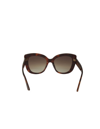 Gucci Gg0327S 002 Square Overseized Carey Cafe degradado | Sunnies.uno