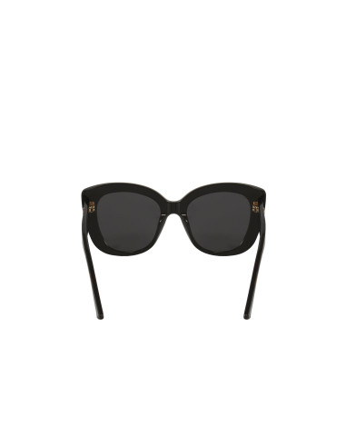 Gucci Gg0327S 003 Square Overseized Negro Rojo Azul | Sunnies.uno