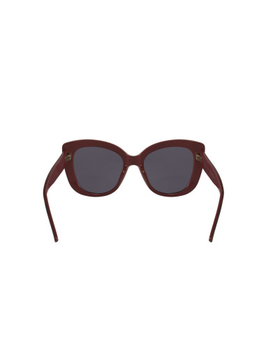 Gucci Gg0327S 005 Square Overseized Rojo Azul Negro | Sunnies.uno