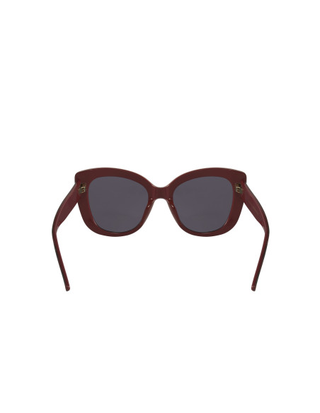 Gucci Gg0327S 005 Square Overseized Rojo Azul Negro | Sunnies.uno