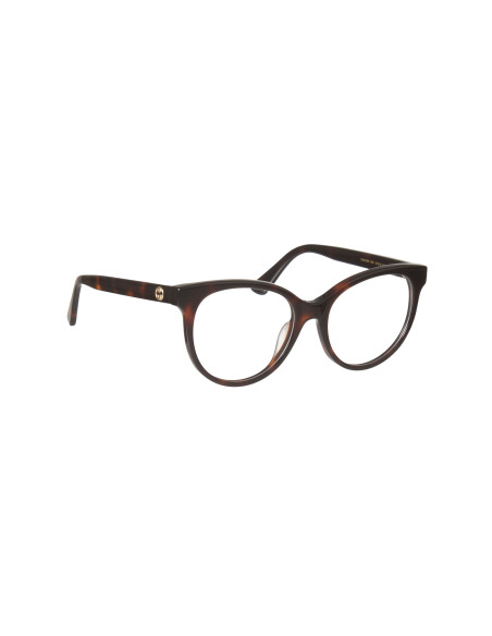 Gucci Gg0329O 002 Oftalmico Round Carey Cafe Acetato  | Sunnie...