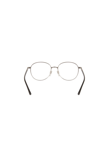 Gucci Gg0392O 001 Oftalmico Round Plateado Negro | Sunnies.uno