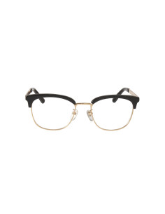Gucci GG0698OA 002 Oftalmico Square Shape Negro Dorado | Sunnies.uno 2