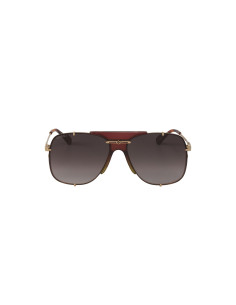 Gucci GG0739S 002 Square Shape Aviator Cafe Dorado 2