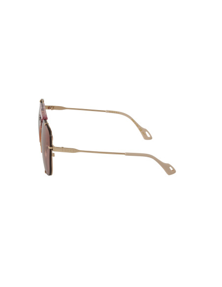 Gucci GG0739S 004 Square Shape Aviator Naranja Dorado