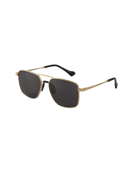 Gucci GG0743S 001 Aviator Square Metal Negro Dorado | Sunnies.uno