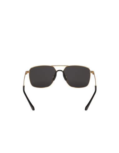Gucci GG0743S 001 Aviator Square Metal Negro Dorado | Sunnies.uno