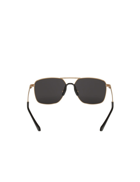 Gucci GG0743S 001 Aviator Square Metal Negro Dorado | Sunnies.uno