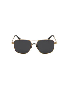 Gucci GG0743S 002 Aviator Square Metal Cafe Dorado | Sunnies.uno 2
