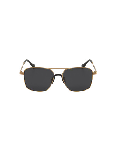 Gucci GG0743S 002 Aviator Square Metal Cafe Dorado | Sunnies.uno