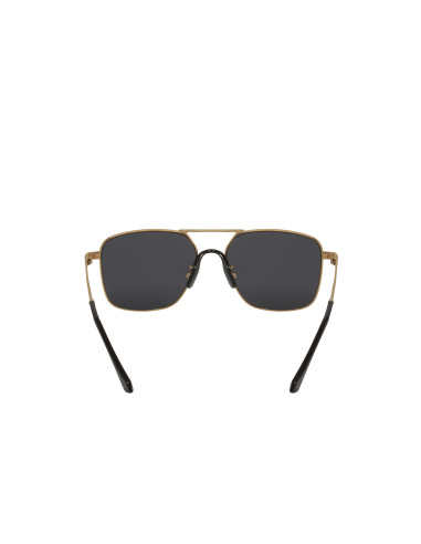 Gucci GG0743S 002 Aviator Square Metal Cafe Dorado | Sunnies.uno