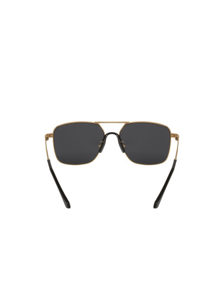 Gucci GG0743S 002 Aviator Square Metal Cafe Dorado | Sunnies.uno