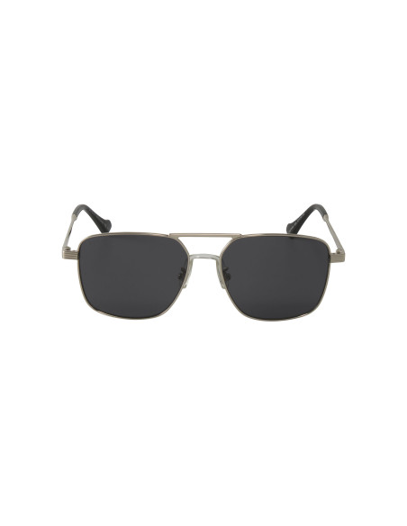 Gucci GG0743S 005 Aviator Square Metal Negro Plateado | Sunnies.uno
