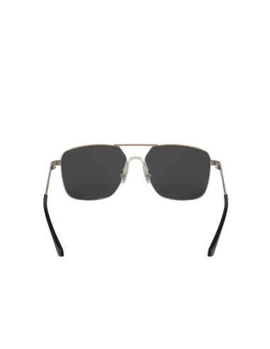 Gucci GG0743S 005 Aviator Square Metal Negro Plateado | Sunnies.uno