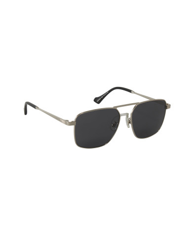 Gucci GG0743S 005 Aviator Square Metal Negro Plateado | Sunnies.uno
