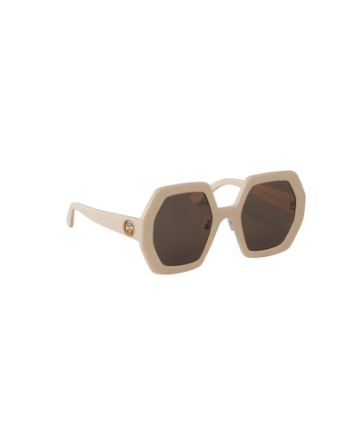 Gucci Gg0772s 002 Fashion Inspired Ivory White Cafe Transparente | Sunnies.uno