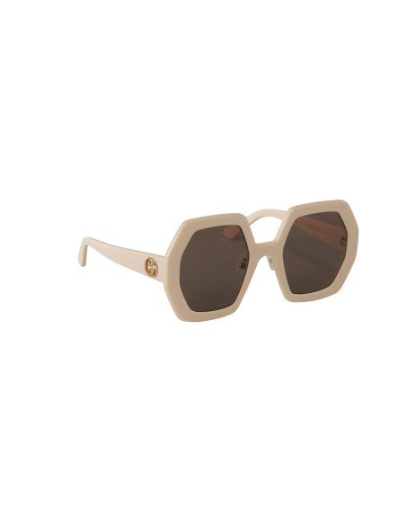 Gucci Gg0772s 002 Fashion Inspired Ivory White Cafe Transparente | Sunnies.uno