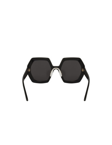 Gucci Gg0772s 004 Fashion Inspired Ivory Black Gris Transparente | Sunnies.uno