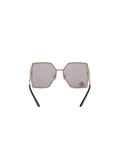 Gucci Gg0817S 007 Geometric Shape Lila Transparente Dorado