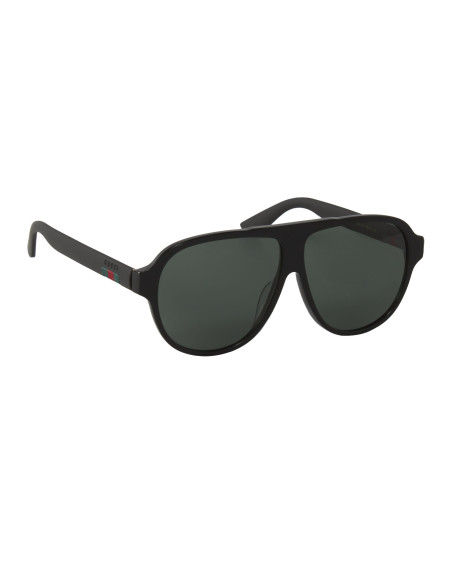 Gucci Gg0009S 001 Aviator Nylon Negro Mate