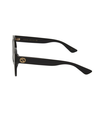 Gucci Gg0035s 001 Round Shape Negro Gris Degradado