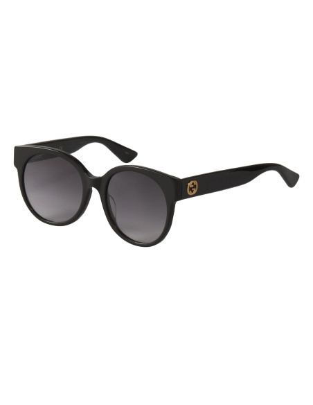 Gucci Gg0035s 001 Round Shape Negro Gris Degradado