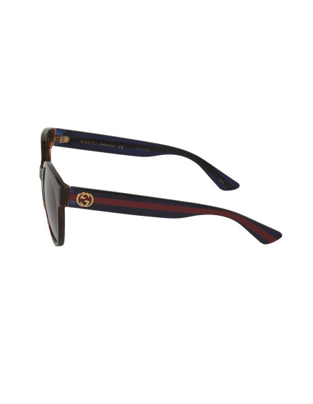Gucci Gg0035s 004 Round Shape Cafe Degradado Carey Azul | Sunnies.uno