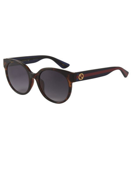 Gucci Gg0035s 004 Round Shape Cafe Degradado Carey Azul | Sunnies.uno